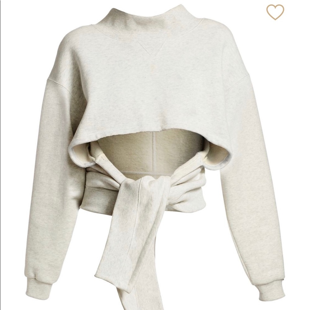 ISO Wrap Sweatshirt or anything close to the look! - Picture 2 of 3